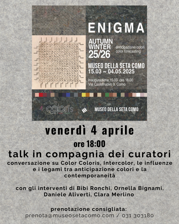 talk con i curatori di ''ENIGMA