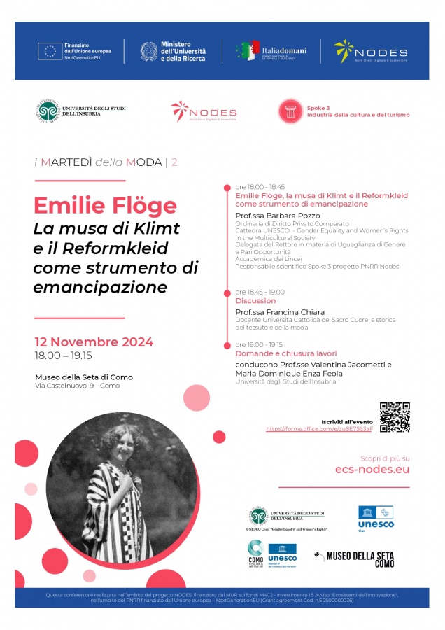 I Martedì della Moda - Emilie Flöge, la musa di Klimt e il Reformkleid come strumento di emancipazione